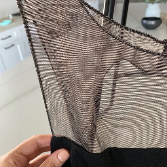 BCBG Max Azria Black Evening Gown with Cut-Outs - Picture 2 of 3